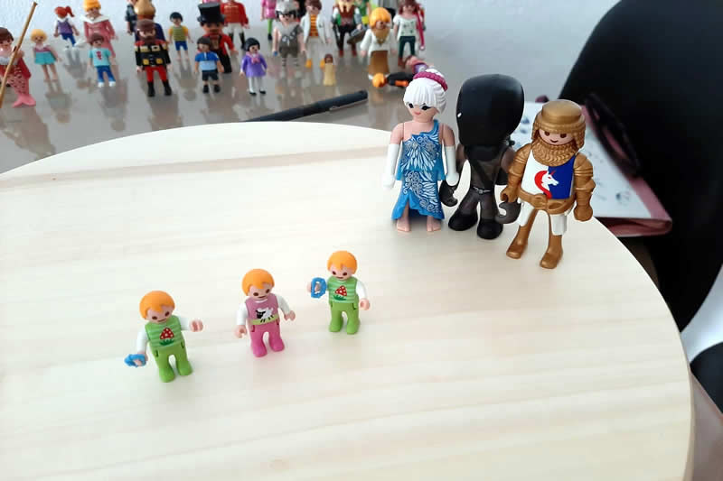 terapia psicológica con playmobil en Lanzarote